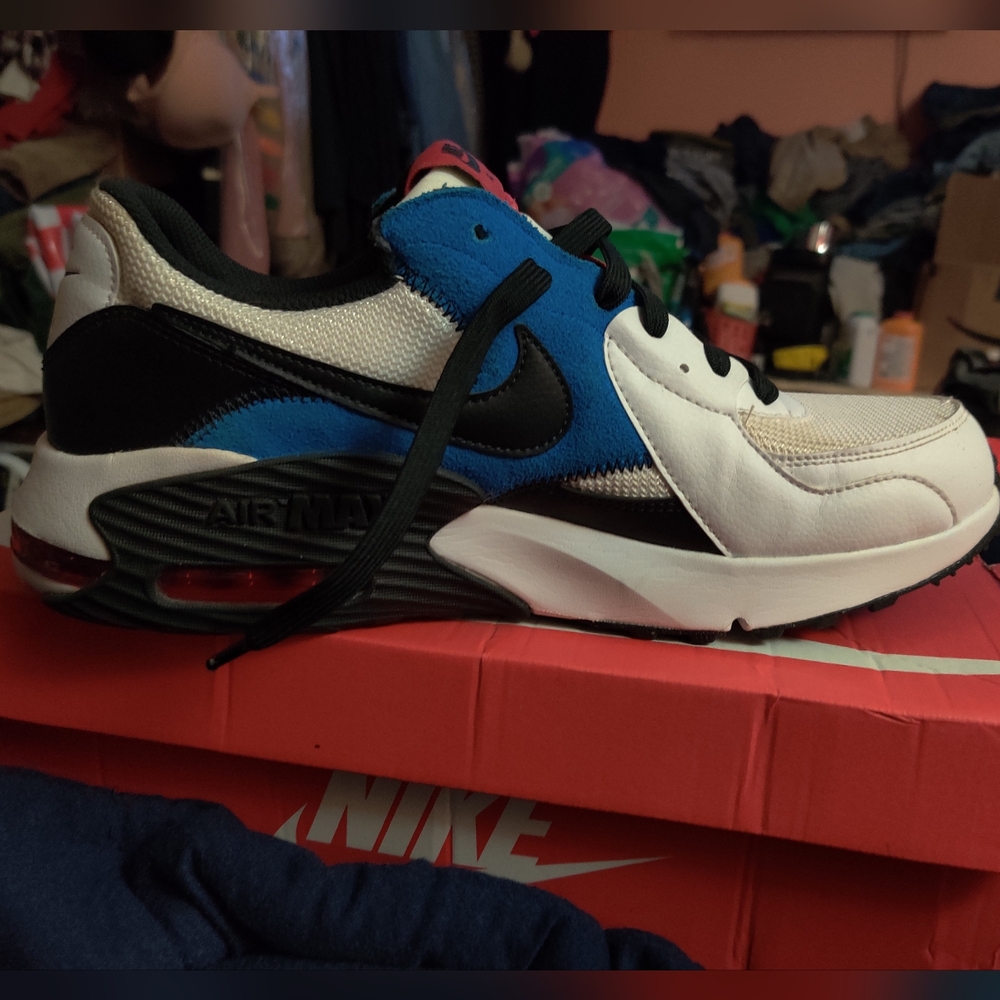 Men's US 11.5 Nike Airmax Excees Blue/White/Black New w/ Box